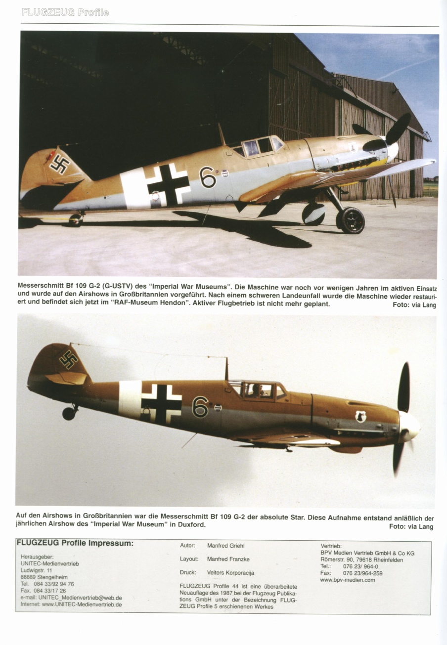 PROFILE PUBS #40/ AUGMENTED DOWNLOAD MESSERSCHMITT Bf-109E 